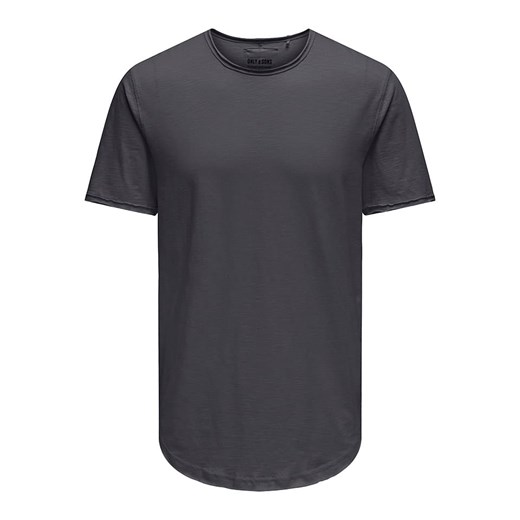 ONLY &amp; SONS Koszulka &quot;Benne&quot; w kolorze ciemnoszarym ze sklepu Limango Polska w kategorii T-shirty męskie - zdjęcie 186611649