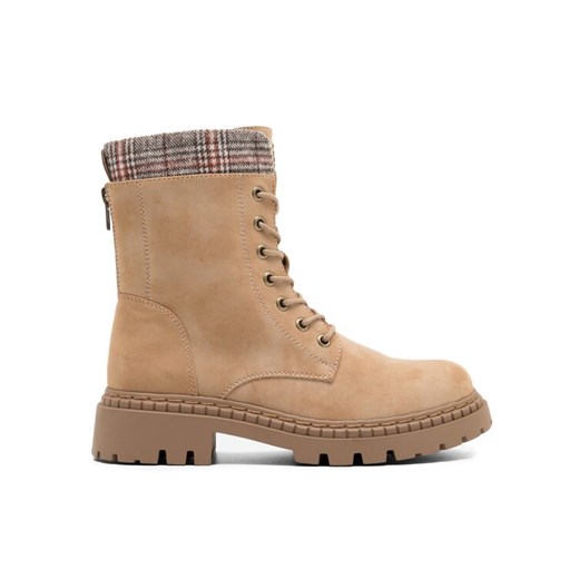 Trzewiki Clara Barson LORETTA WS6102-08 Beżowy ze sklepu eobuwie.pl w kategorii Workery damskie - zdjęcie 186611778