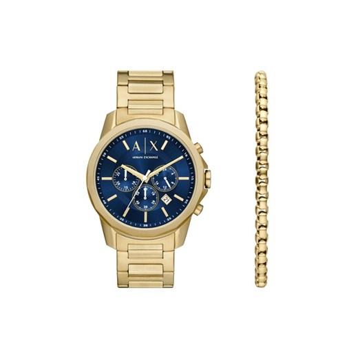 Armani Exchange Zegarek Banks AX7151SET Złoty ze sklepu MODIVO w kategorii Zegarki - zdjęcie 186611809