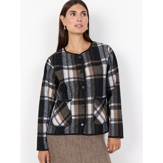 soyaconcept® Kurtka damska - Wokal Kobiety czarny w kratkę ze sklepu vangraaf w kategorii Kurtki damskie - zdjęcie 186612175
