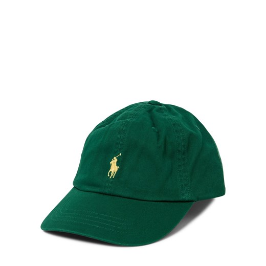 Polo Ralph Lauren Czapka męska Mężczyźni Bawełna zielony jednolity ze sklepu vangraaf w kategorii Czapki z daszkiem męskie - zdjęcie 186612185