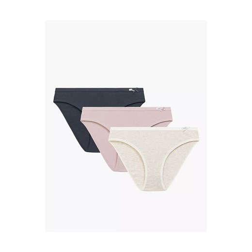 Atlantic 3-pack figi damskie Sport 3CLP-002-GRF/ROS/BEZ, Kolor grafitowo-różowo-beżowy, Rozmiar S, ATLANTIC ze sklepu Primodo w kategorii Majtki damskie - zdjęcie 186612239