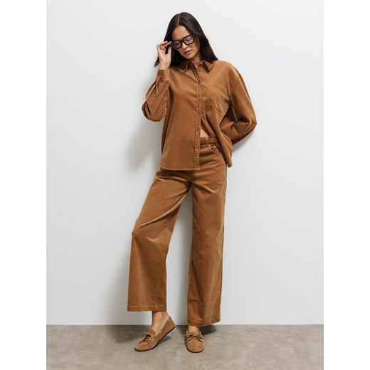 Mohito - Sztruksowa koszula - beżowy Mohito 36 Mohito