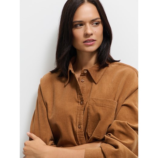 Mohito - Sztruksowa koszula - beżowy Mohito 44 Mohito