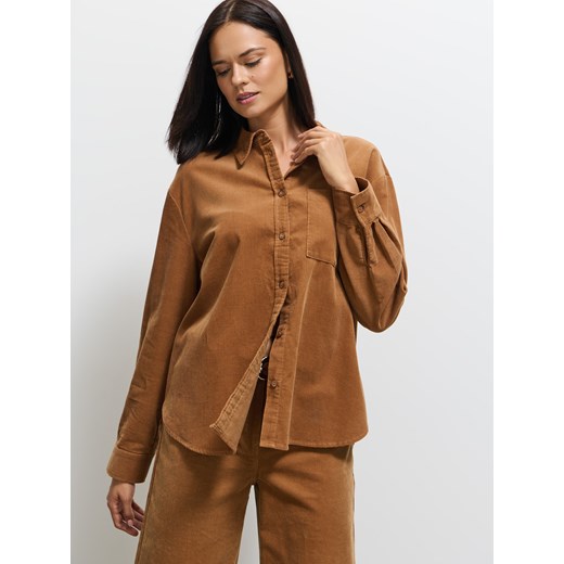 Mohito - Sztruksowa koszula - beżowy Mohito 34 Mohito