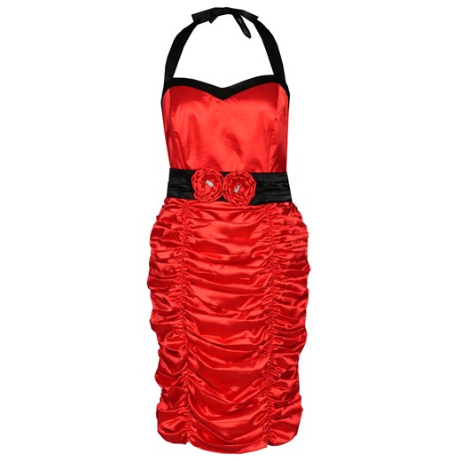 Sukienka FSU190 CZERWONY CEGLASTY ze sklepu fokus.pl w kategorii Sukienki - zdjęcie 186613067