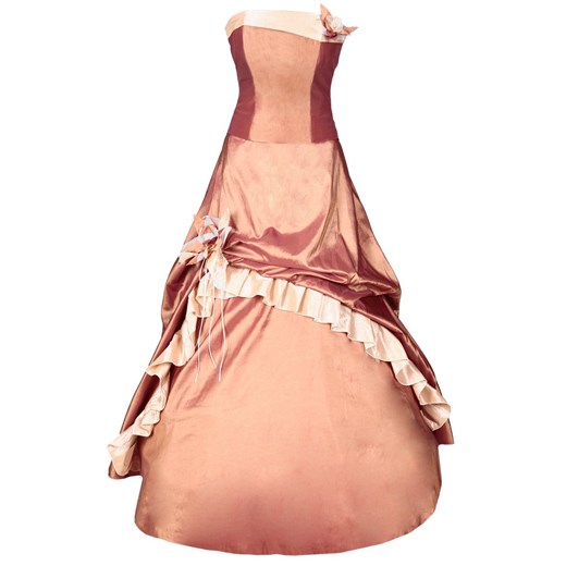 Sukienka FSU074 RUDO-POMARAŃCZOWY ŁOSOSIOWY JASNY ze sklepu fokus.pl w kategorii Sukienki - zdjęcie 186614237