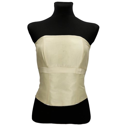 Gorset FGR082  SELEDYNOWY BLADY tafta ze sklepu fokus.pl w kategorii Bluzki damskie - zdjęcie 186614286