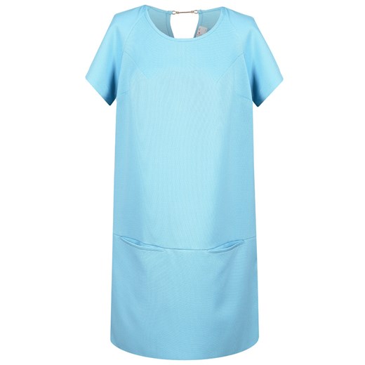 Sukienka FSU678 NIEBIESKI ze sklepu fokus.pl w kategorii Sukienki - zdjęcie 186614296