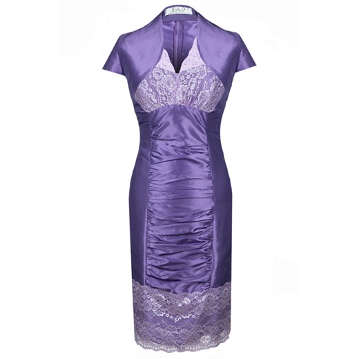 Sukienka FSU178 WRZOSOWY ze sklepu fokus.pl w kategorii Sukienki - zdjęcie 186614395