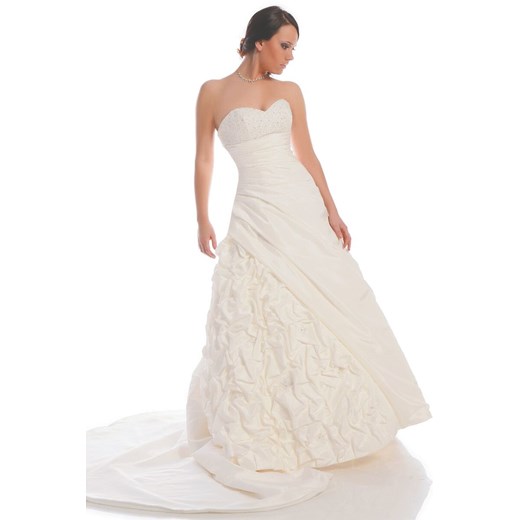 Suknia Ślubna FSS524 BIAŁY ze sklepu fokus.pl w kategorii Sukienki - zdjęcie 186614615