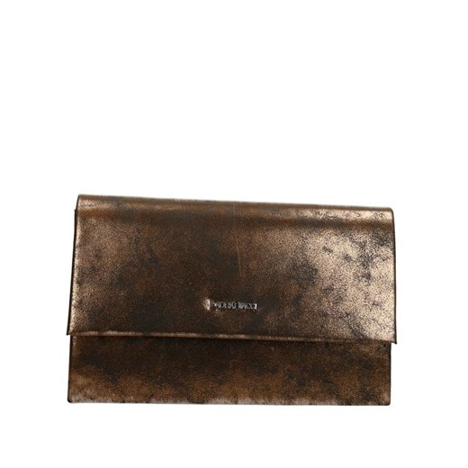 FOKUS  FTR10056 Torbebka damska kopertówka SZARY + ZOTY ze sklepu fokus.pl w kategorii Kopertówki - zdjęcie 186614645