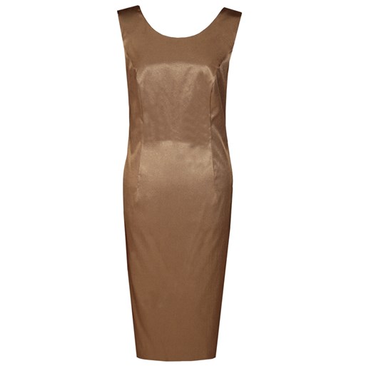 Sukienka FSU657  ZŁOTY CIEMNY ze sklepu fokus.pl w kategorii Sukienki - zdjęcie 186614675