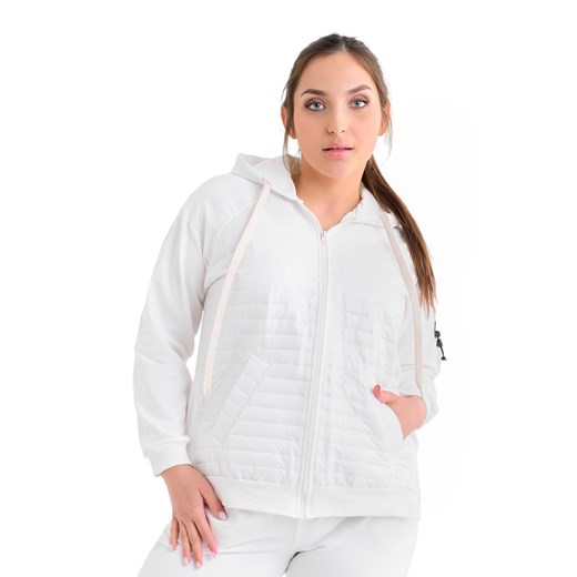 Kurtka FKU1077 EKRI ze sklepu fokus.pl w kategorii Kurtki damskie - zdjęcie 186614789