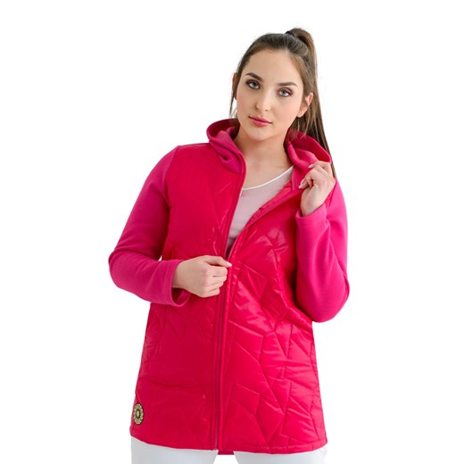 Kurtka FKU1067 AMARANTOWY ze sklepu fokus.pl w kategorii Kurtki damskie - zdjęcie 186614848