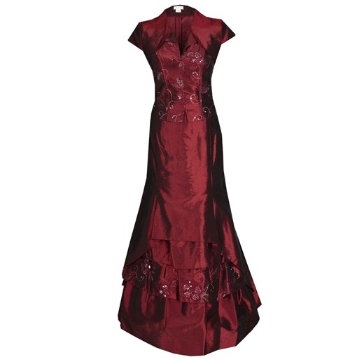 Sukienka FSU058 BORDOWY ze sklepu fokus.pl w kategorii Sukienki - zdjęcie 186614859