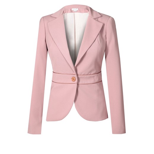 Żakiet FZA612 RÓŻOWY BRUDNY ze sklepu fokus.pl w kategorii Marynarki damskie - zdjęcie 186614915