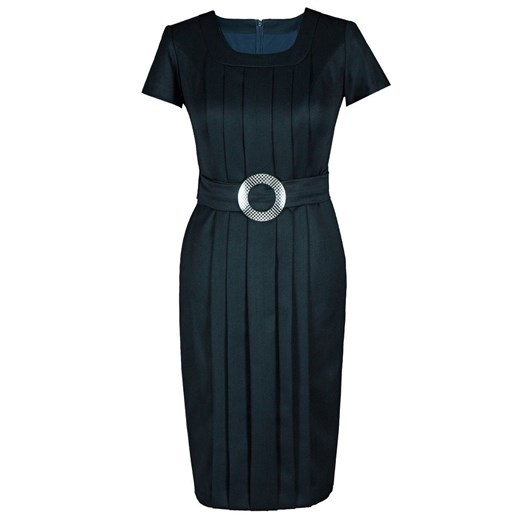 Sukienka FSU316 GRANATOWY ze sklepu fokus.pl w kategorii Sukienki - zdjęcie 186615079