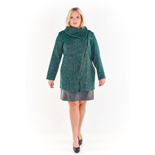 Kurtka FKU885 ZIELONY CIEMNY ze sklepu fokus.pl w kategorii Kurtki damskie - zdjęcie 186615165