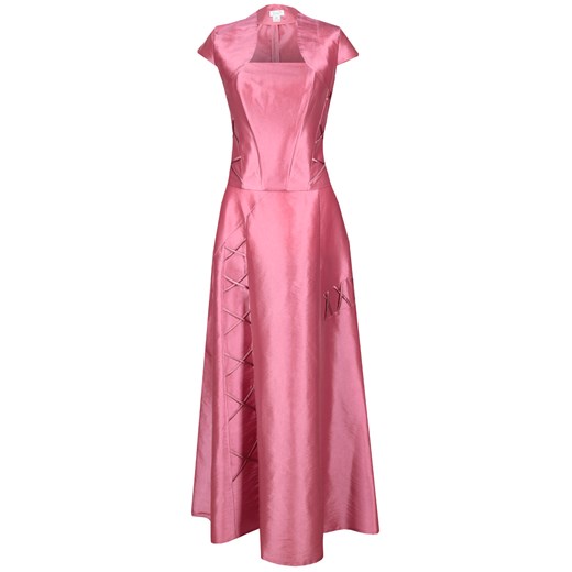 Sukienka FSU087 RÓŻOWY CIEMNY ze sklepu fokus.pl w kategorii Sukienki - zdjęcie 186615388