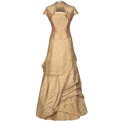 Sukienka FSU061 ZŁOTY ze sklepu fokus.pl w kategorii Sukienki - zdjęcie 186615757