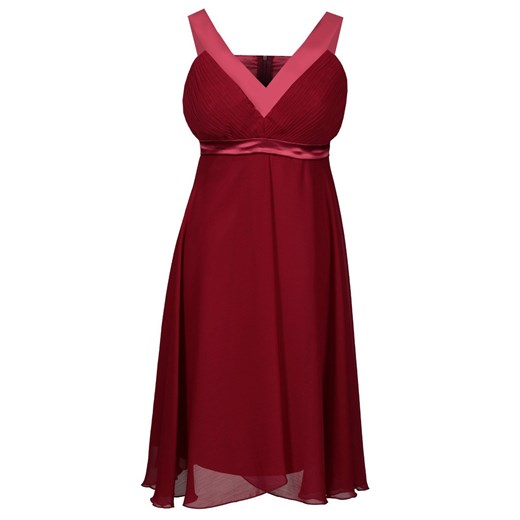 Sukienka FSU152 CZERWONY CIEMNY ze sklepu fokus.pl w kategorii Sukienki - zdjęcie 186615835