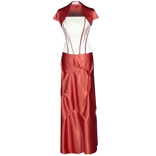 Sukienka FSU133 POMARAŃCZOWO-CEGLASTY ze sklepu fokus.pl w kategorii Sukienki - zdjęcie 186615856