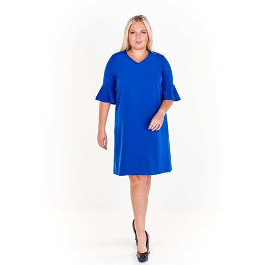 Sukienka FSU879 CHABROWY CIEMNY ze sklepu fokus.pl w kategorii Sukienki - zdjęcie 186615946