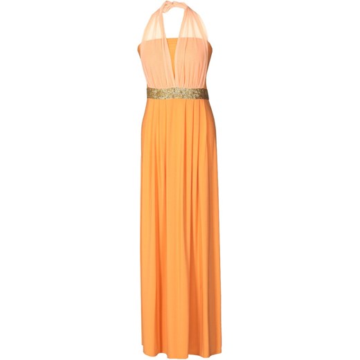 Sukienka FSU1080 POMARAŃCZOWY JASNY ze sklepu fokus.pl w kategorii Sukienki - zdjęcie 186616509