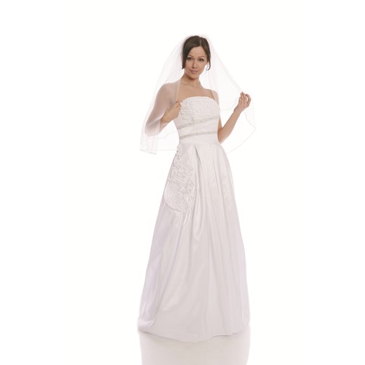 Suknia Ślubna FSS589 EKRI ze sklepu fokus.pl w kategorii Sukienki - zdjęcie 186616589