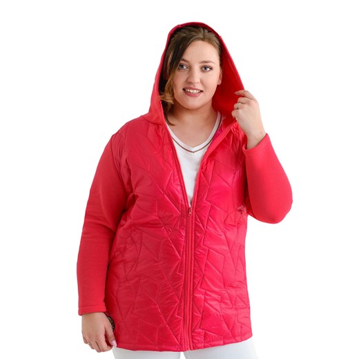 Kurtka FKU1067 KORALOWY ze sklepu fokus.pl w kategorii Kurtki damskie - zdjęcie 186616715