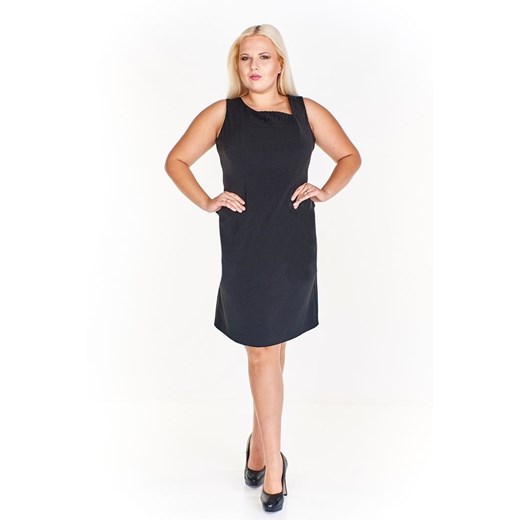 Sukienka FSU915 CZARNY kropeczki ze sklepu fokus.pl w kategorii Sukienki - zdjęcie 186616835