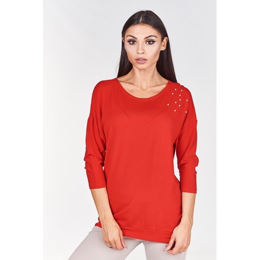 Bluzka FBZ951 CZERWONY ze sklepu fokus.pl w kategorii Bluzki damskie - zdjęcie 186617595
