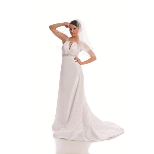 Suknia Ślubna FSS529 BIAŁY ze sklepu fokus.pl w kategorii Sukienki - zdjęcie 186617608