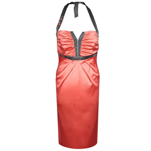 Sukienka FSU218 ŁOSOSIOWY SZARY ze sklepu fokus.pl w kategorii Sukienki - zdjęcie 186618216