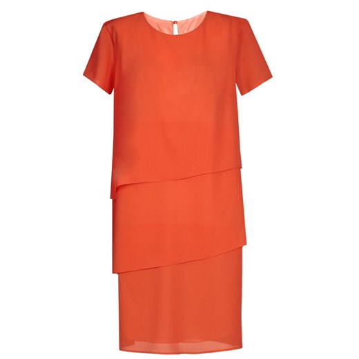 Sukienka FSU1115 POMARAŃCZOWY MOCNY gładki ze sklepu fokus.pl w kategorii Sukienki - zdjęcie 186618358