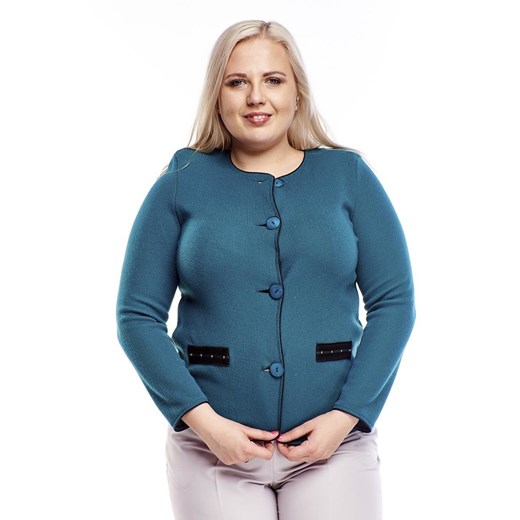 Wdzianko FWD1025 ZIELONY MORSKI ze sklepu fokus.pl w kategorii Swetry damskie - zdjęcie 186618435