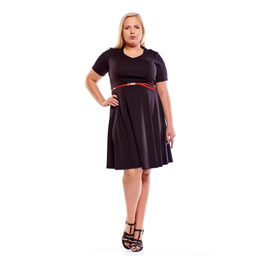 Sukienka FSU1006 CZARNY ze sklepu fokus.pl w kategorii Sukienki - zdjęcie 186618558