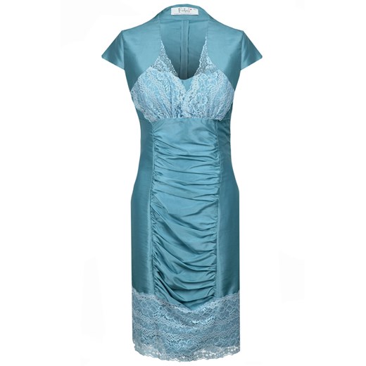 Sukienka FSU178 BŁEKITNY CIEMNY ze sklepu fokus.pl w kategorii Sukienki - zdjęcie 186618656