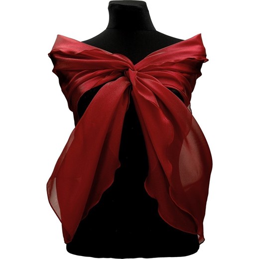 Szal FSZ056 RUBINOWY ze sklepu fokus.pl w kategorii Szaliki i chusty damskie - zdjęcie 186618666