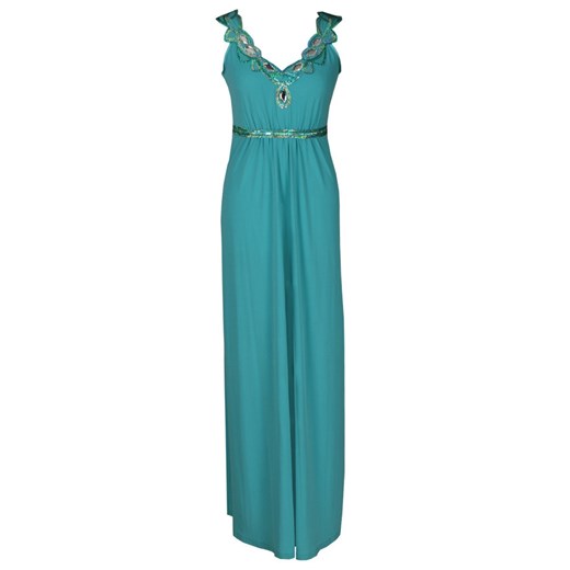 Suknia FSU732 TURKUS CIEMNY ze sklepu fokus.pl w kategorii Sukienki - zdjęcie 186618927