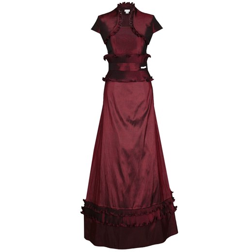 Sukienka FSU137 BORDOWY ze sklepu fokus.pl w kategorii Sukienki - zdjęcie 186619187