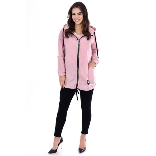 Kurtka FKU1107 RÓŻOWY ze sklepu fokus.pl w kategorii Kurtki damskie - zdjęcie 186619225