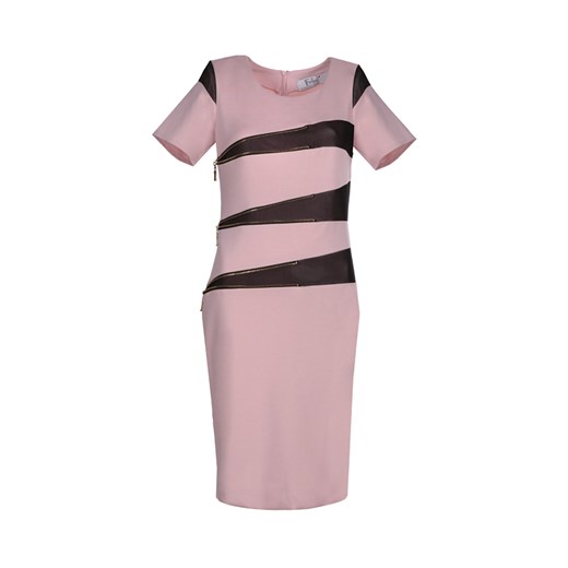 Sukienka FSU349 ŁOSOWIOWY JASNY CZ ze sklepu fokus.pl w kategorii Sukienki - zdjęcie 186619269