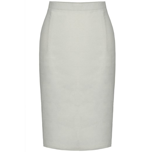 Spódnica FSP641 EKRI  złota nić ze sklepu fokus.pl w kategorii Spódnice - zdjęcie 186619675