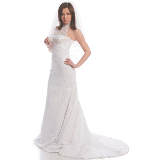 Suknia Ślubna FSS530 BIAŁY ze sklepu fokus.pl w kategorii Sukienki - zdjęcie 186619815