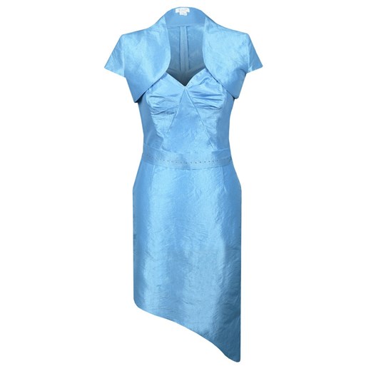 Sukienka FSU155 LAZUROWY ze sklepu fokus.pl w kategorii Sukienki - zdjęcie 186620038