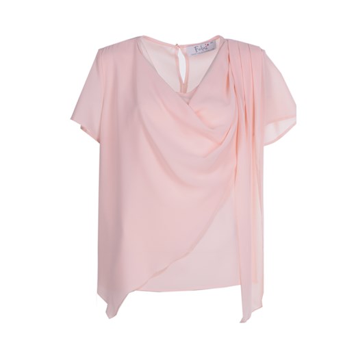 Bluzka FBZ625 ŁOSOSIOWY JASNY ze sklepu fokus.pl w kategorii Bluzki damskie - zdjęcie 186620215