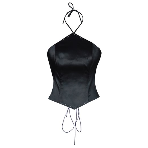 Gorset FGR047 GRANATOWY ze sklepu fokus.pl w kategorii Bluzki damskie - zdjęcie 186620285