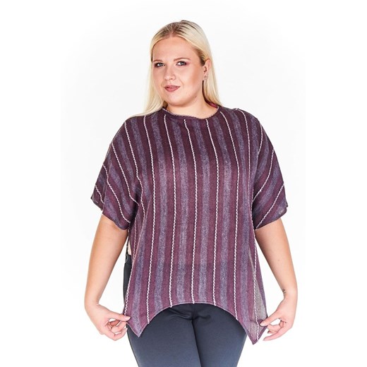 Wdzianko FWD411 ŚLIWKOWY ze sklepu fokus.pl w kategorii Bluzki damskie - zdjęcie 186620348